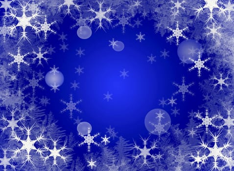 Christmas card frame