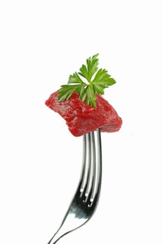 raw meat