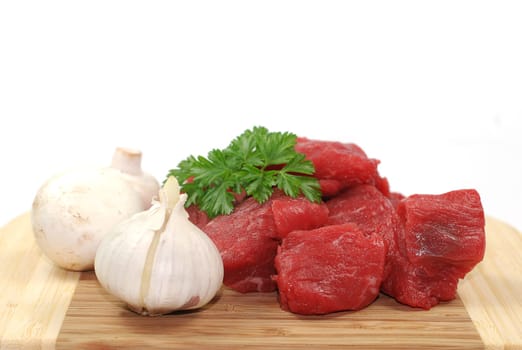 raw meat