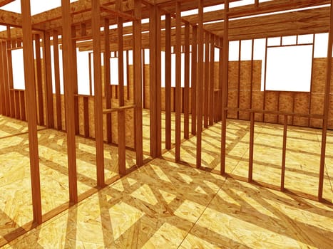 interior of construction site