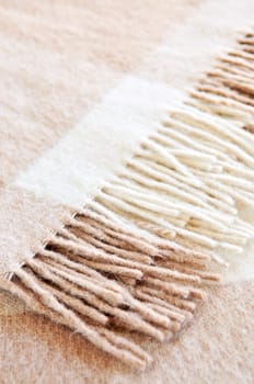 Cozy alpaca wool blanket