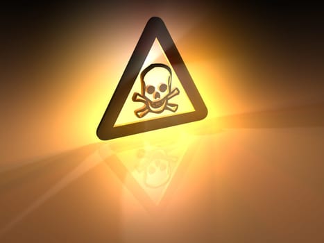 Warning - Toxic - 3D