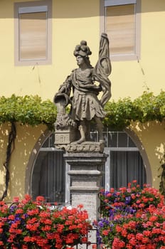 Florian's Fountain in Gerolzhofen