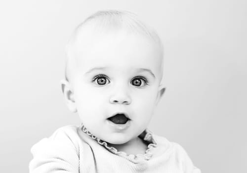 Portrait of adorable baby