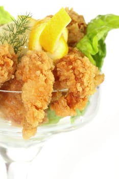 Fried prawns