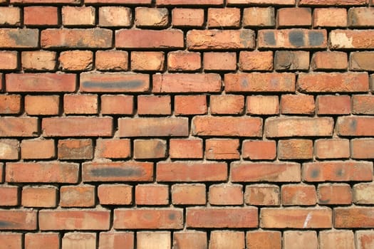 Red brick wall