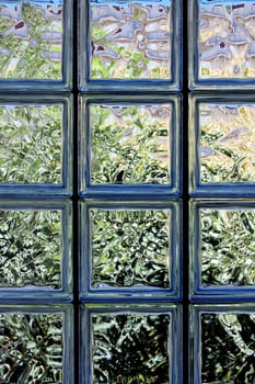 glass brick wall