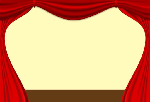 open curtain