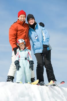 Skiing holiday