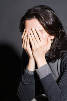 Woman with depression