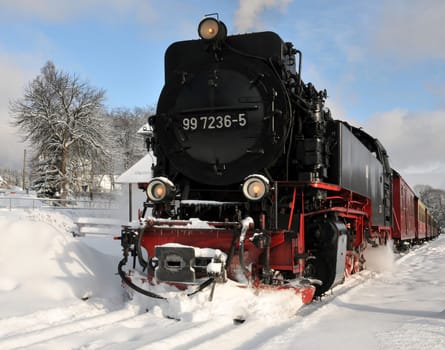 Narrow-gauge railway in the Harz Mountains