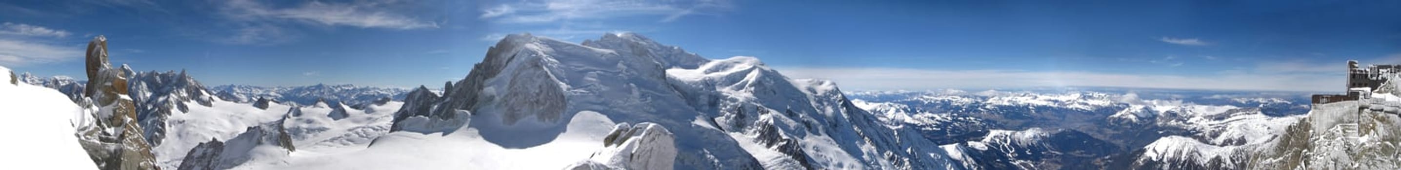 Panorama Mont Blanc,French Alps