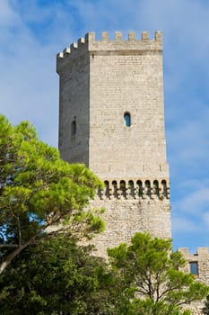 The castle of Erice in Sicily