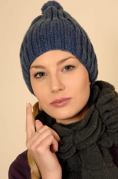girl creming face