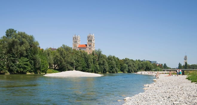 Münchner Isar recreation area