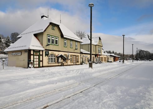 Station building in the Harz Mountains