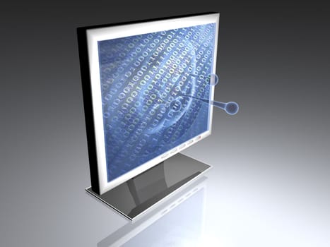 Monitor - Plasma - 3D