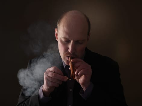 cigar smoking man