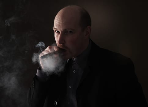 cigar smoking man