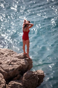 Ready to jump off the cliffs