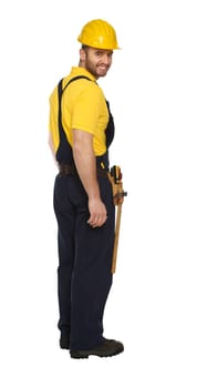 isolated handyman