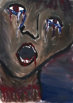 Pain and grief - illustration