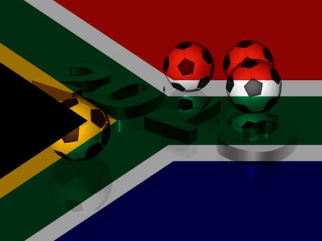 Football - 2010 - Flag of South Africa