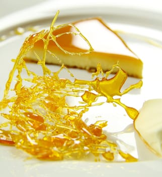 Creme Caramel With Praline