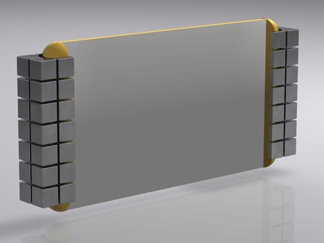 Information board - 3D