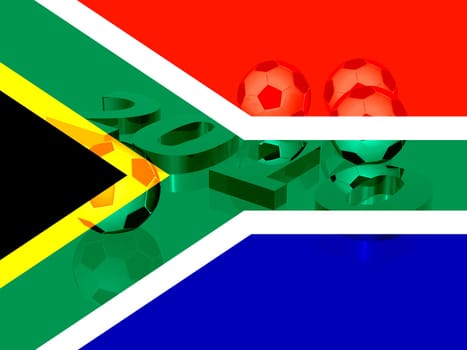 Football - 2010 - Flag of South Africa