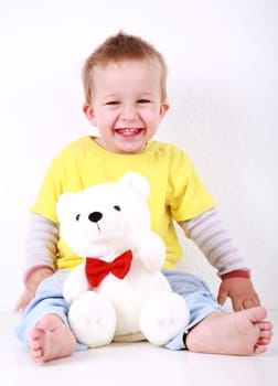 Smiling toddler