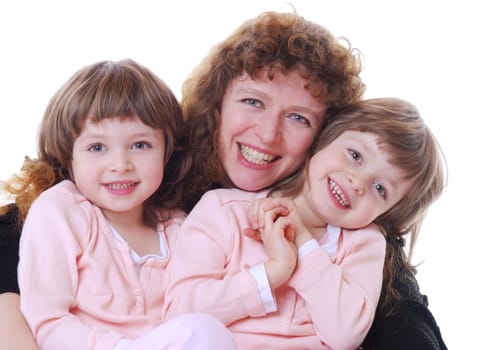 Mother with twins