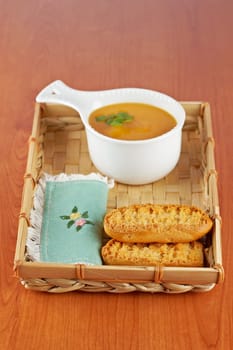 Cream of carrot soup