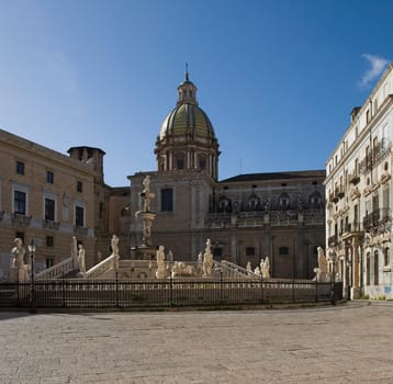 At Pretoria Square in Palermo