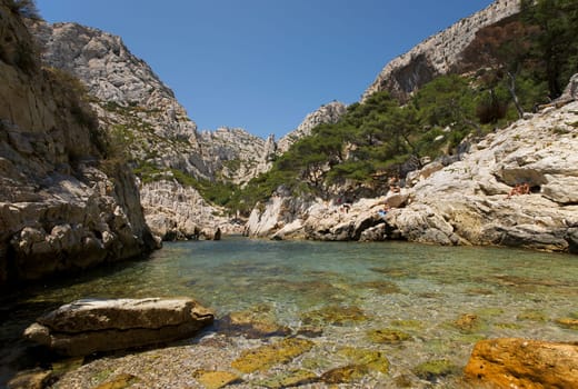 The Calanque Sugiton in France