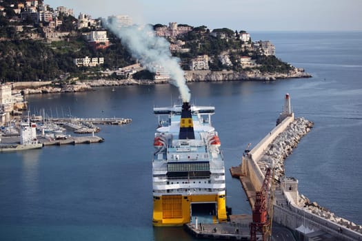 Ferry at Nice Port