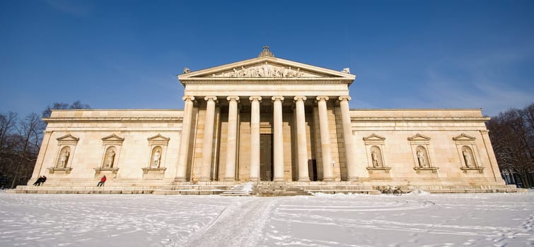 Munich's Glyptothek in winter