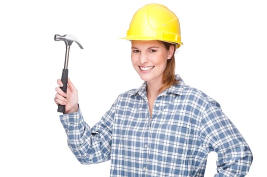 Woman with gavel