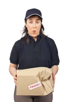 Delivering a damaged package