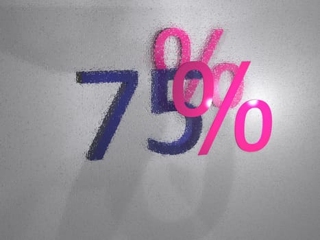 Discount campaign - 75 percent
