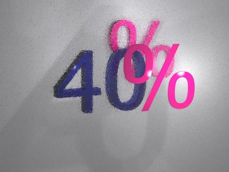 Discount campaign - 40 percent