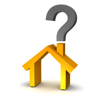 House and question mark