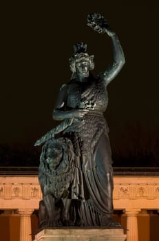 The Bavaria in Munich at night