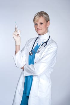 female doctor or woman doctor