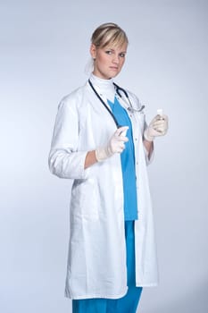 female doctor or woman doctor