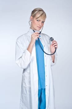 female doctor or woman doctor