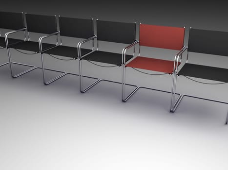 black chairs
