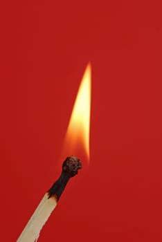 burning match