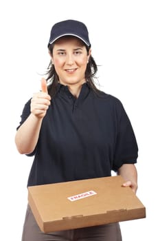 Delivering a package fragile