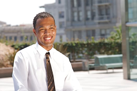 Businessman at a Cafe